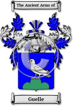 Guelle Family Crest Download (jpg) Legacy Series - 150 DPI