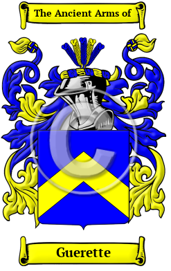 Guerette Family Crest/Coat of Arms