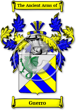 Guerro Family Crest Download (jpg) Legacy Series - 150 DPI