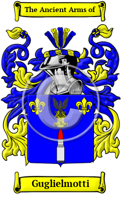 Guglielmotti Family Crest/Coat of Arms
