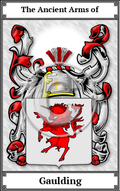 Gaulding Family Crest Download (JPG)  Book Plated - 150 DPI