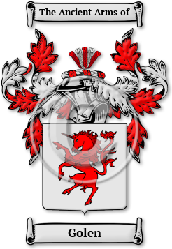 Golen Family Crest Download (JPG) Legacy Series - 600 DPI