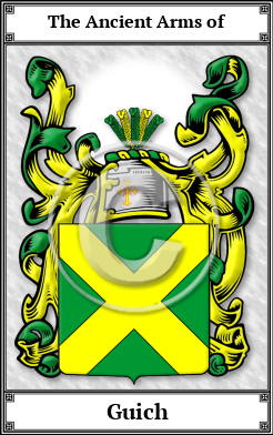 Guich Family Crest Download (JPG)  Book Plated - 150 DPI