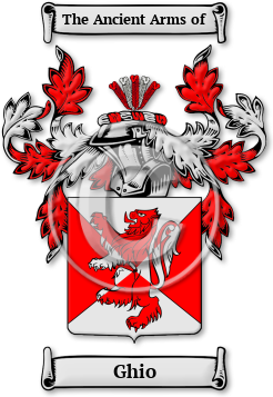 Ghio Family Crest Download (jpg) Legacy Series - 150 DPI