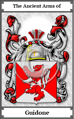 Guidone Family Crest Download (JPG) Book Plated - 600 DPI