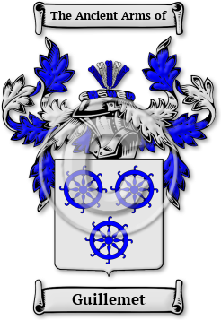 Guillemet Family Crest Download (jpg) Legacy Series - 150 DPI