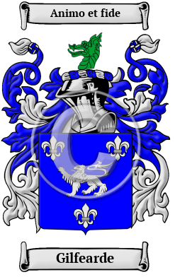 Gilfearde Family Crest/Coat of Arms