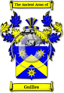 Guilles Family Crest Download (jpg) Legacy Series - 150 DPI