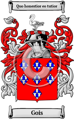 Gois Family Crest/Coat of Arms