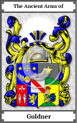 Guldner Family Crest Download (JPG)  Book Plated - 150 DPI