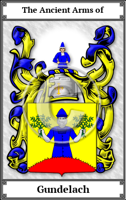 Gundelach Family Crest Download (JPG)  Book Plated - 150 DPI
