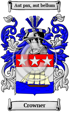 Crowner Family Crest/Coat of Arms