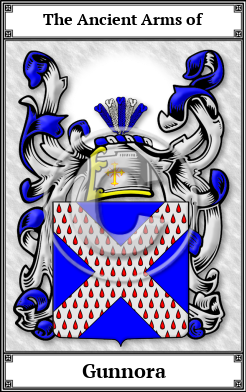 Gunnora Family Crest Download (JPG)  Book Plated - 150 DPI