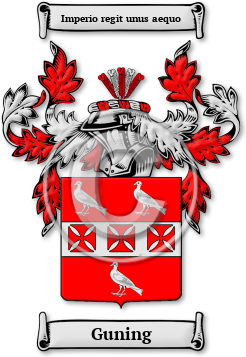 Guning Family Crest Download (JPG) Legacy Series - 600 DPI