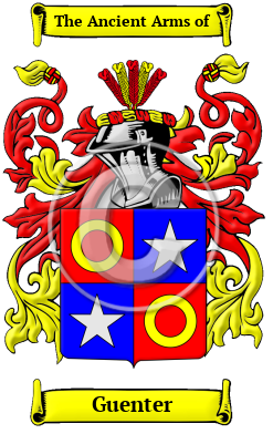 Guenter Family Crest/Coat of Arms
