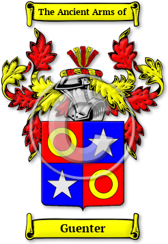 Guenter Family Crest Download (jpg) Legacy Series - 150 DPI