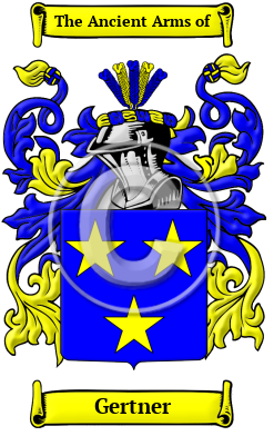 Gertner Family Crest/Coat of Arms