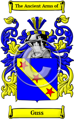 Guss Family Crest/Coat of Arms