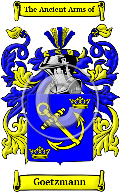 Goetzmann Family Crest/Coat of Arms