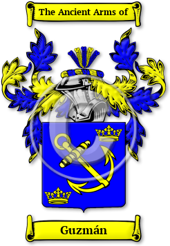 Guzmán Family Crest Download (jpg) Legacy Series - 150 DPI