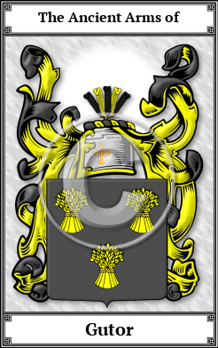 Gutor Family Crest Download (JPG)  Book Plated - 150 DPI