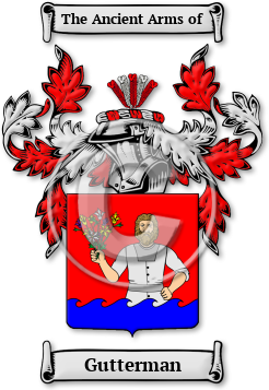 Gutterman Family Crest Download (JPG) Legacy Series - 600 DPI