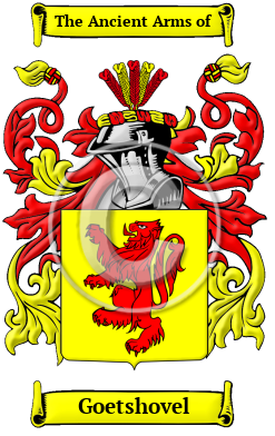 Goetshovel Family Crest/Coat of Arms