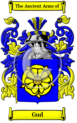 Gud Family Crest/Coat of Arms