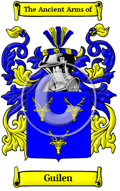Guilen Family Crest/Coat of Arms