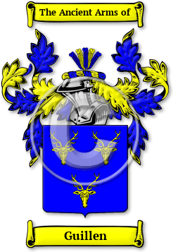 Guillen Family Crest Download (JPG) Legacy Series - 600 DPI