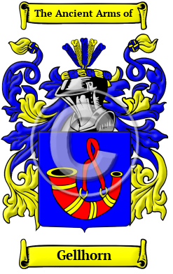 Gellhorn Family Crest/Coat of Arms