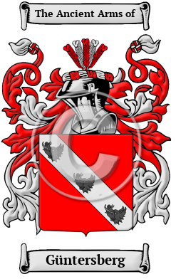 Güntersberg Family Crest/Coat of Arms