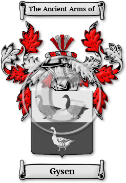Gysen Family Crest Download (jpg) Legacy Series - 150 DPI
