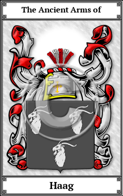 Haag Family Crest Download (JPG)  Book Plated - 150 DPI