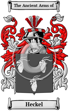 Heckel Family Crest/Coat of Arms