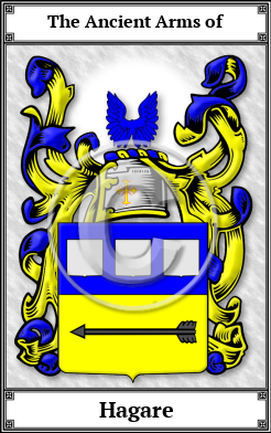 Hagare Family Crest Download (JPG) Book Plated - 600 DPI