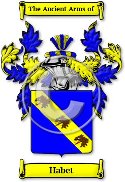 Habet Family Crest Download (jpg) Legacy Series - 150 DPI