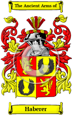 Haberer Family Crest/Coat of Arms