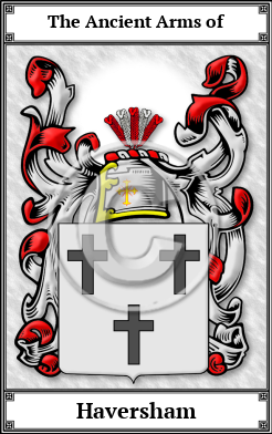 Haversham Family Crest Download (JPG) Book Plated - 600 DPI