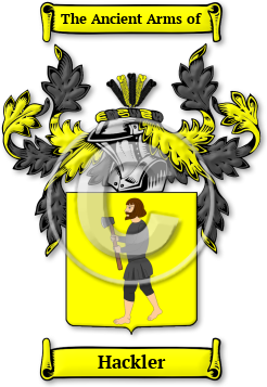Hackler Family Crest Download (jpg) Legacy Series - 150 DPI
