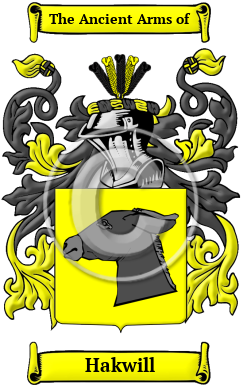 Hakwill Family Crest/Coat of Arms
