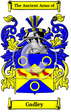 Gadley Family Crest/Coat of Arms