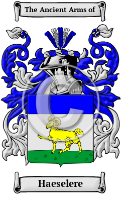Haeselere Family Crest/Coat of Arms