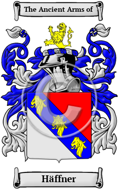 Häffner Family Crest/Coat of Arms