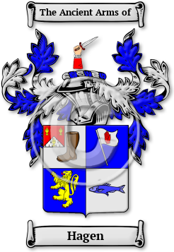 Hagen Family Crest Download (jpg) Legacy Series - 150 DPI