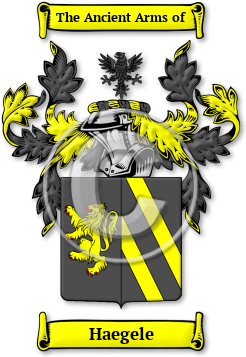Haegele Family Crest Download (jpg) Legacy Series - 150 DPI