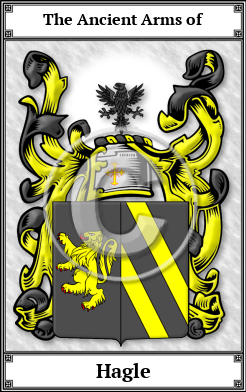 Hagle Family Crest Download (JPG)  Book Plated - 150 DPI