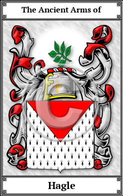 Hagle Family Crest Download (JPG) Book Plated - 600 DPI