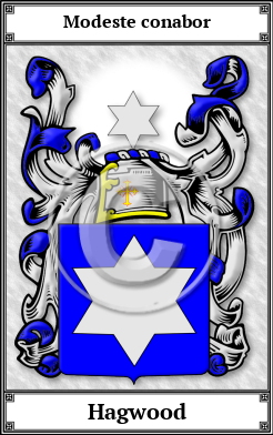 Hagwood Family Crest Download (JPG) Book Plated - 300 DPI