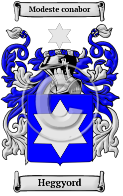 Heggyord Family Crest/Coat of Arms